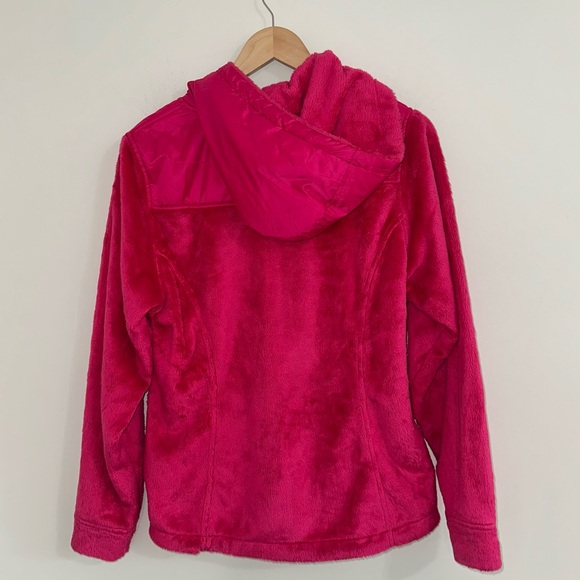 The North Face Oso Hoodie Osito Silken Fleece Full Zip Jacket Sweater Sz M - Picture 2 of 5